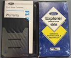 1991 Ford Explorer Owner's Manual Original