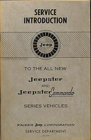 1967-1971 Jeepster & Commando Shop Manual Original 
