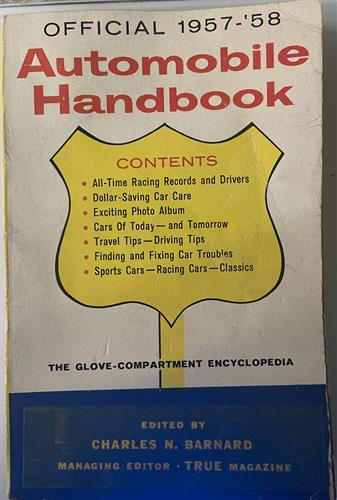 Official 1957-'58 Automobile Handbook