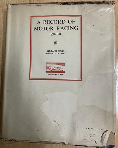 A Record of Motor Racing 1894-1908