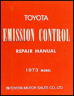 1973 Toyota Land Cruiser Emission Control Manual Original No. 98086