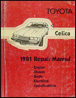 1981 Toyota Celica Shop Manual Original No. 36050 (22R)