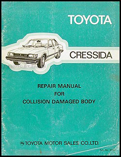 1981-1983 Toyota Cressida Body Manual Original