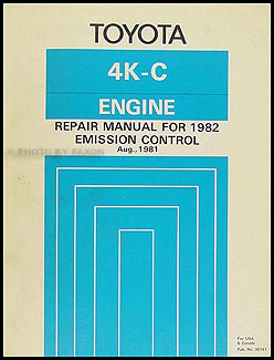 1982 Toyota Starlet Emission Control Manual Original
