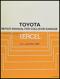 1983-1986 Toyota Tercel Body Collision Manual Original