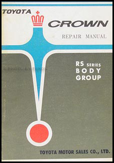 1964-1968 Toyota Crown Body Manual Original