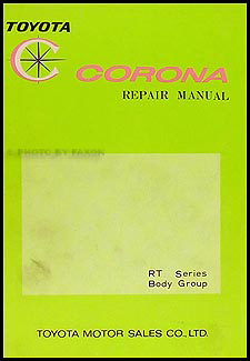 1968-1969 Toyota Corona Body Repair Manual Original No. 98016