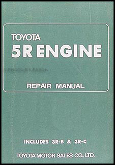 1968-1969 Toyota Corona, Crown, Stout Engine Repair Shop Manual (5R, 3R-B, 3R-C)