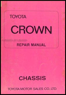 1971 Toyota Crown Chassis Repair Manual Original
