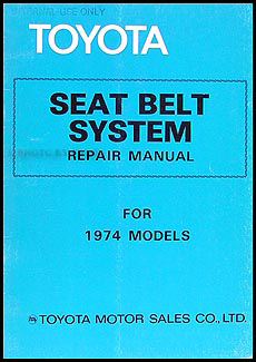 1974 Toyota Mark II Elec. Wiring Repair Manual Original No. 98110