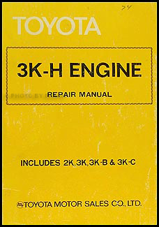 1968-1974 Toyota Corolla Engine Manual Original