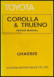 1975-1976 Toyota Corolla Chassis Manual Original