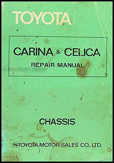 1976-1977 Toyota Celica Chassis Repair Manual Original No. 98143