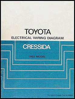 1982 Toyota Cressida Electrical Wiring Repair Manual Original