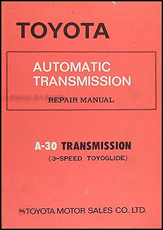 1970-1977 Toyota 3 Speed  Automatic Transmission Repair Shop Manual Corona Pickup Carina MK II