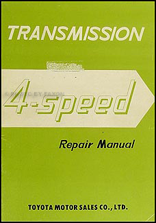 1967-1968 Toyota Crown Corona Mark II 4-Sp Manual Trans Repair Shop Manual