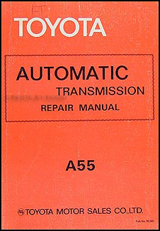 1980-1981 Toyota Tercel Automatic Transmission Repair Manual Original 
