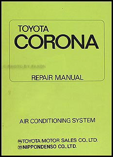 1970-1971 Toyota Corona A/C System Manual Original No. MAC-061