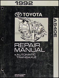1992 Toyota Camry 6 Cyl. Automatic Transmission Repair Shop Manual Original