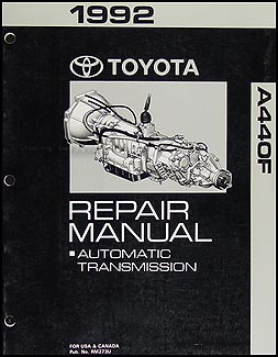 1992 Toyota Land Cruiser Automatic Transmission Repair Manual Original