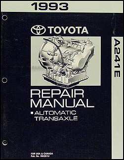 1993 Toyota MR2 Automatic Transmission Repair Manual Original