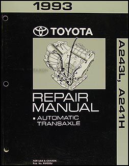 1993 Toyota Celica ST Automatic Transmission Repair Manual Original