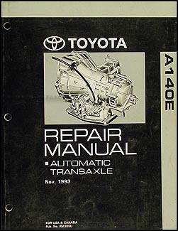 1994-2001 Toyota 4 Cyl. Camry, Celica, Solara Auto Transmission Manual