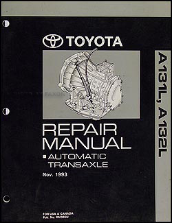 1994-2002 Toyota Corolla Tercel 3 Speed Auto Transmission Repair Shop Manual