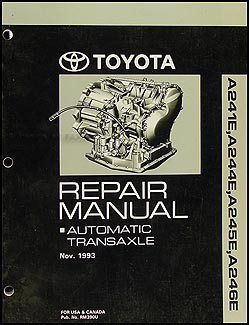 1994-2002 Automatic Transmission Repair Manual Celica MR2 Paseo Corolla Rav4