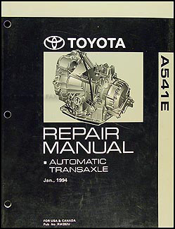1994-1997 Toyota Avalon & Camry V6 Automatic Transmission Overhaul Manual
