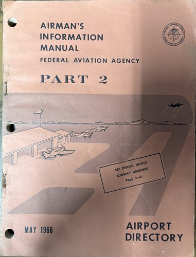 Airman's Information Manual Part 2 Airport Directory Federal Aviation Agency
