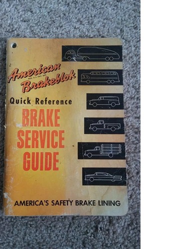 American Brakeblok Ready Reference Brake Service Guide