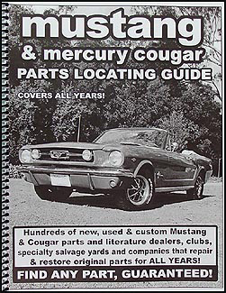 Find ANY Mercury Cougar Part with this Parts Locating Guide