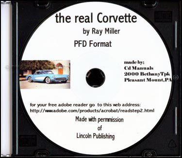 CD of The real CORVETTE A Year-by-Year History 1953-1975 by Ray Miller